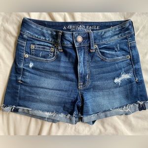 Mid Rise American Eagle Denim Shorts